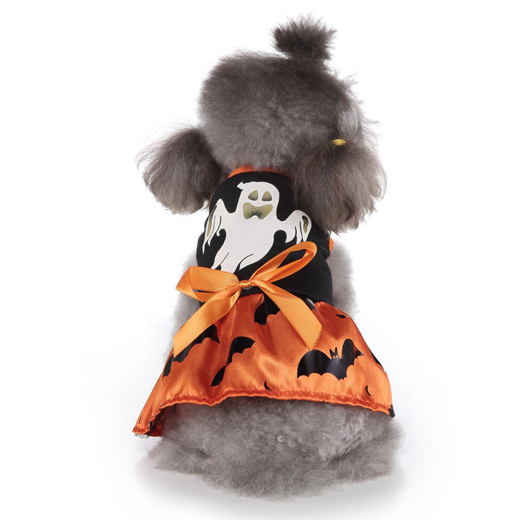 Christmas Dog Supplies Witch Dog Clothing Bat