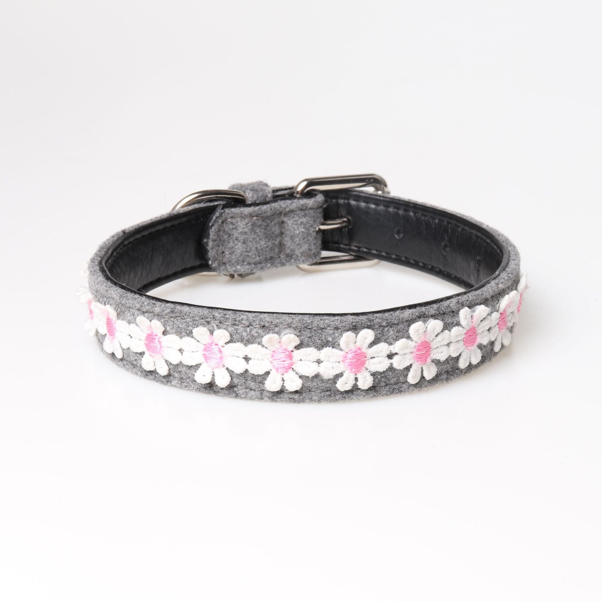 Arminger Cross-border Exclusively For Embroidered Dog Collars Cloth Pet collars, Dog Supplies, Factory Outlets