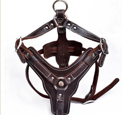 Genuine Leather Dog Harness