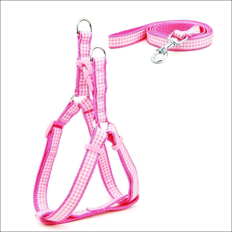 Factory Direct Spot Pet Leashes Polka Dot Pet Chest Straps, Dog Leashes, Small And Medium-Sized Dogs