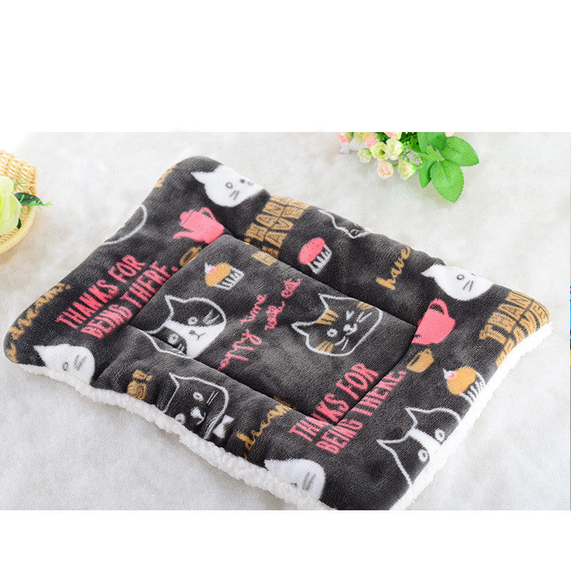 Pet cushion dog blanket