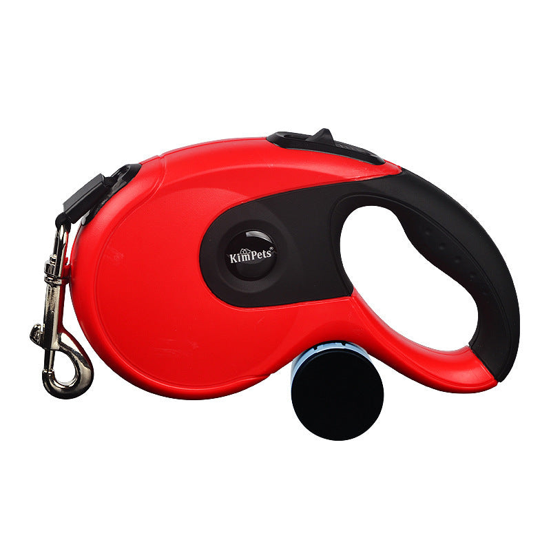 Dog Automatic Leashes Retractable One Button Break  Lock Soft Hand Grip