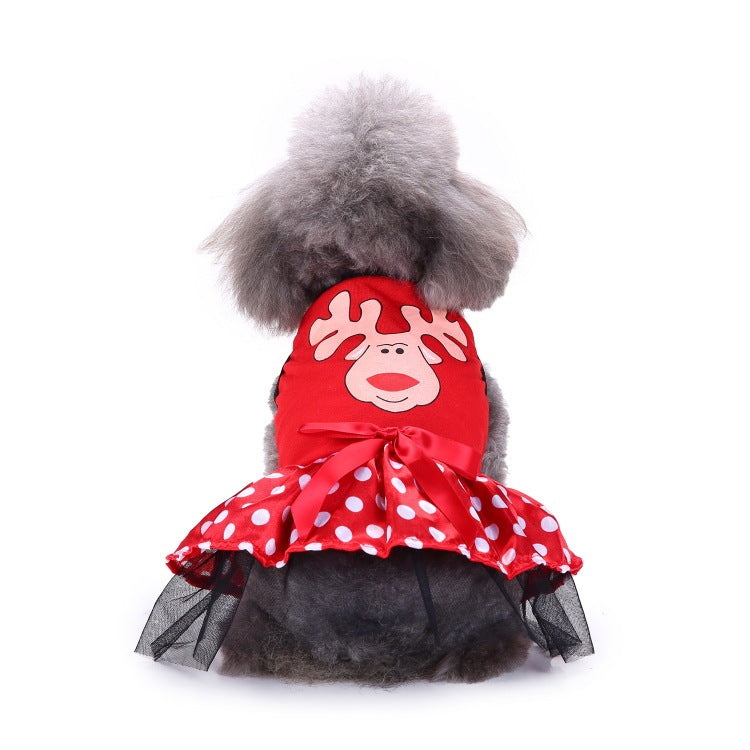 Christmas Dog Supplies Witch Dog Clothing Bat