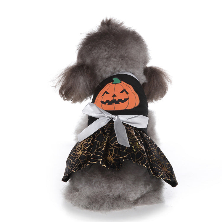 Christmas Dog Supplies Witch Dog Clothing Bat