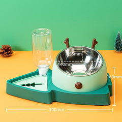 Pet Bowl Pet Feeding Bowl Slow Feeding Bowl Pet Feeding Equipment Dog Bowls Ant Automatic Bowl Dog Slow Feeder Bowl Dog Slow Feeder Dish Detachable Water Tray Dog Food Bowl Plastic