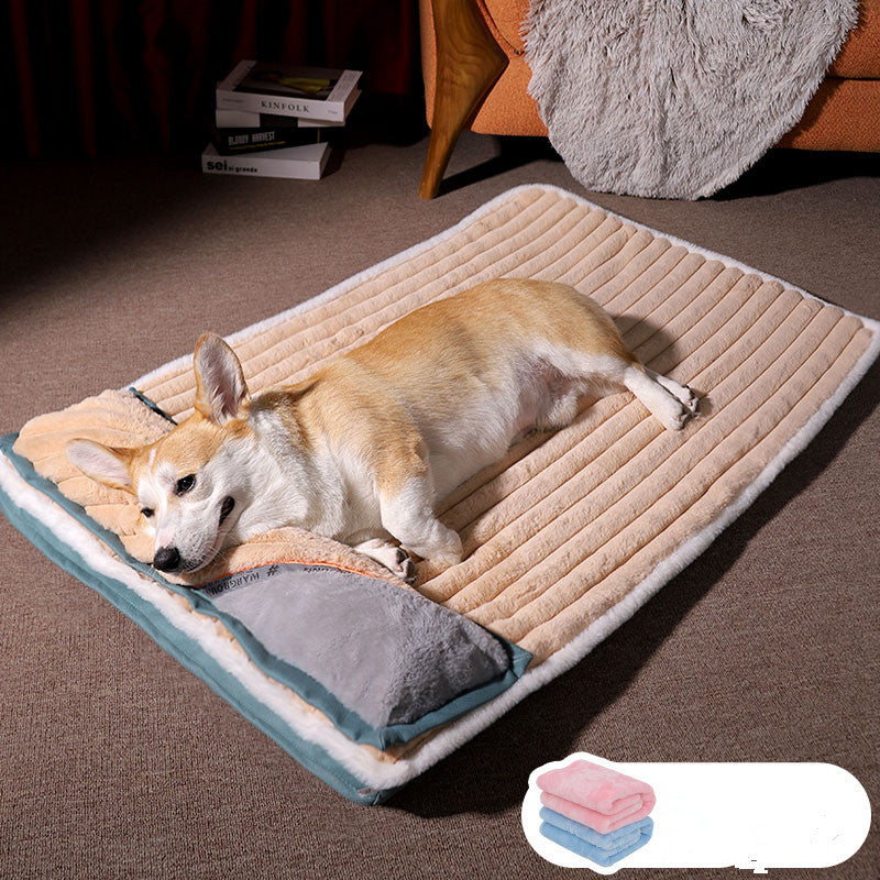 Winter Warm Dog Kennel Pillow Dog Mat Dog Sleeping Mat Sleeping Cat