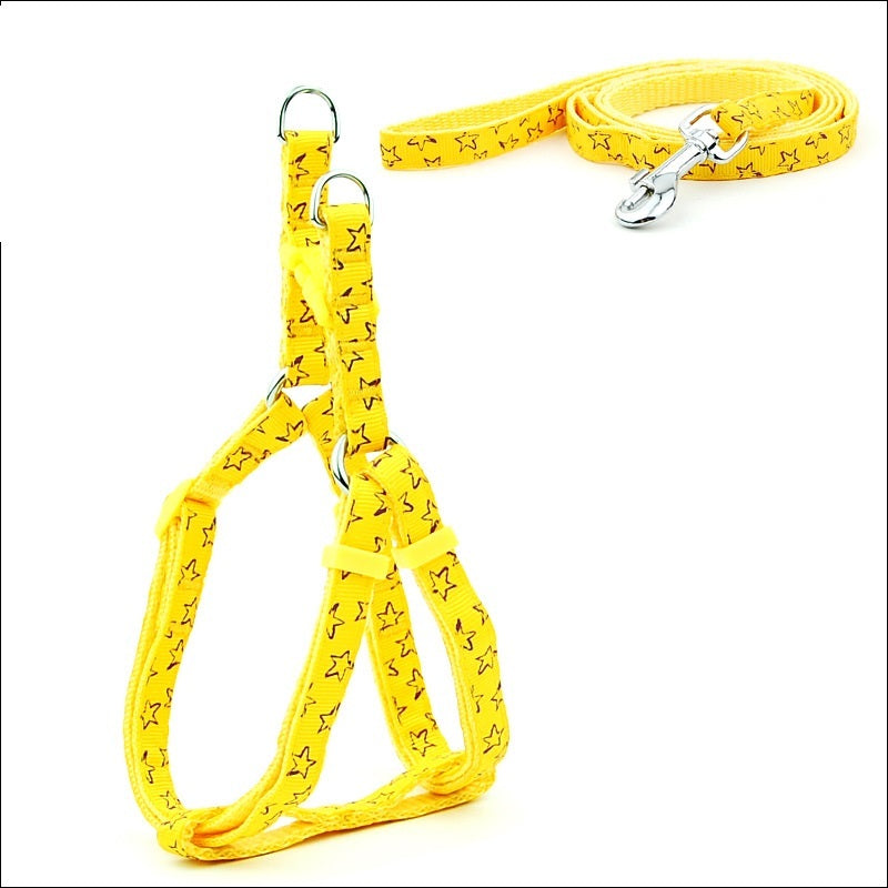 Factory Direct Spot Pet Leashes Polka Dot Pet Chest Straps, Dog Leashes, Small And Medium-Sized Dogs