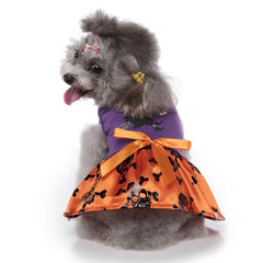 Christmas Dog Supplies Witch Dog Clothing Bat